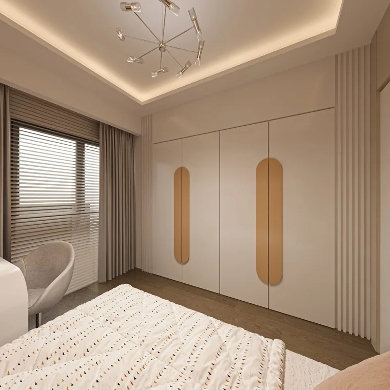 Köşe daire çocuk odası, görünüm 6